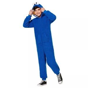 Sesame Street Cookie Monster Onesie / Costume | Size Kids XL